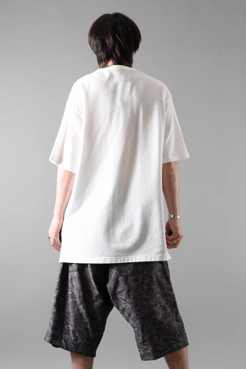 Y-3 Yohji Yamamoto POCKET S/S TEE / CREPE COTTON JERSEY (OFF WHITE) - Image 15