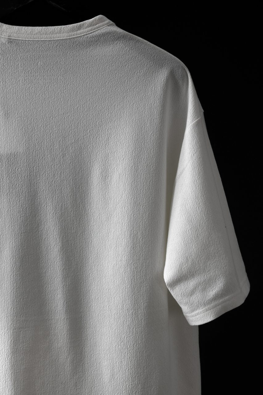 Y-3 Yohji Yamamoto POCKET S/S TEE / CREPE COTTON JERSEY (OFF WHITE) - Image 8