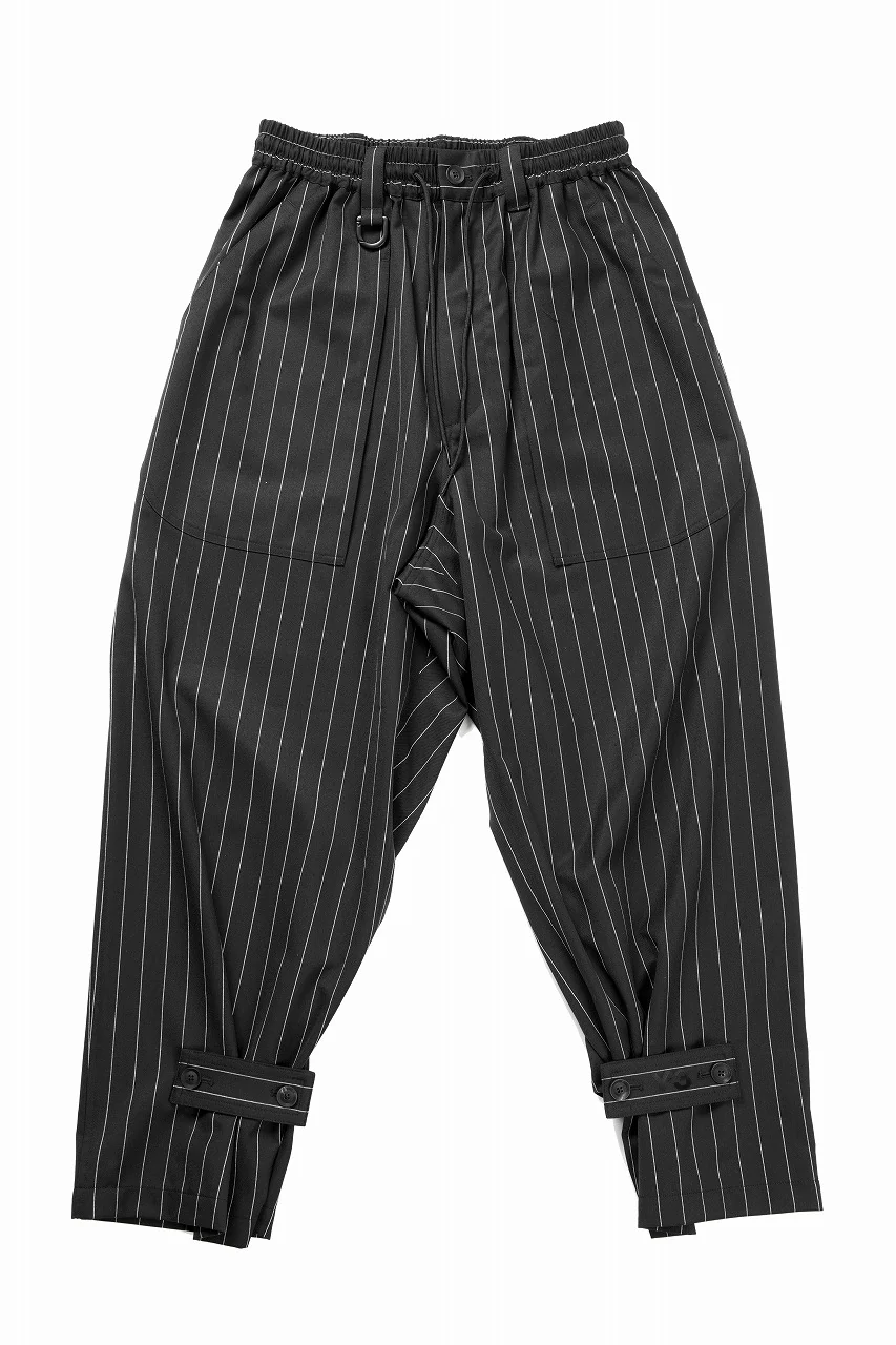 Y-3 Yohji Yamamoto PS REFIND WIDE LEG PANTS (BLACK / CHALK PEARL) - Image 4