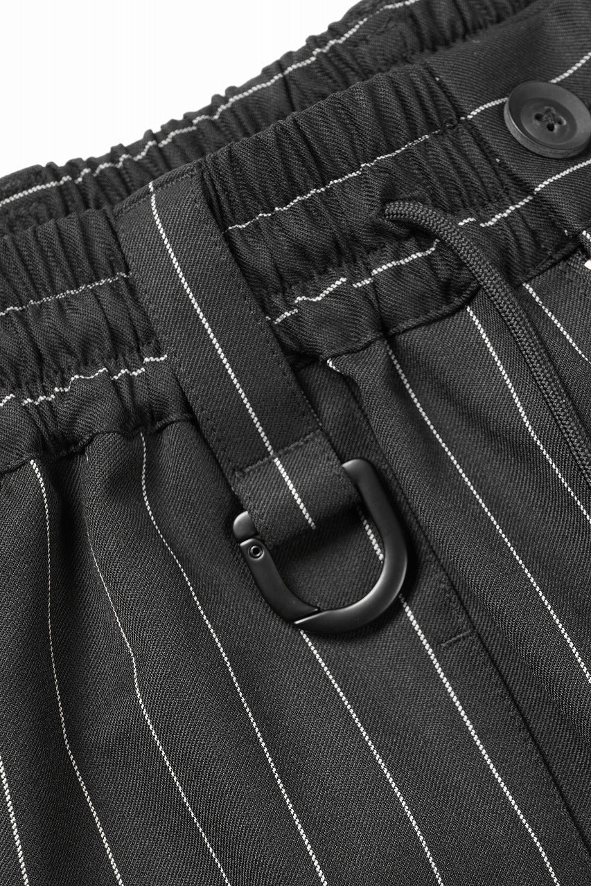 Y-3 Yohji Yamamoto PS REFIND WIDE LEG PANTS (BLACK / CHALK PEARL) - Image 6