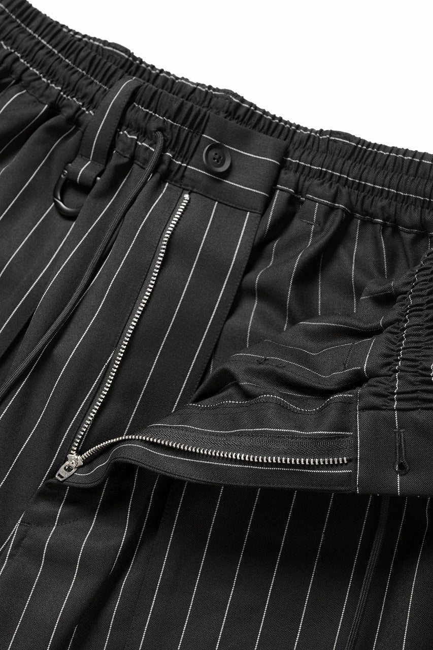 Y-3 Yohji Yamamoto PS REFIND WIDE LEG PANTS (BLACK / CHALK PEARL) - Image 7