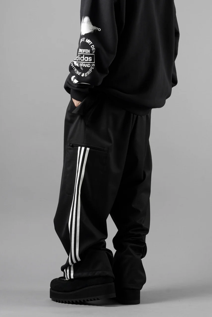 Y-3 Yohji Yamamoto REFINED WOOL STRAIGHT PANTS (BLACK) - Image 14
