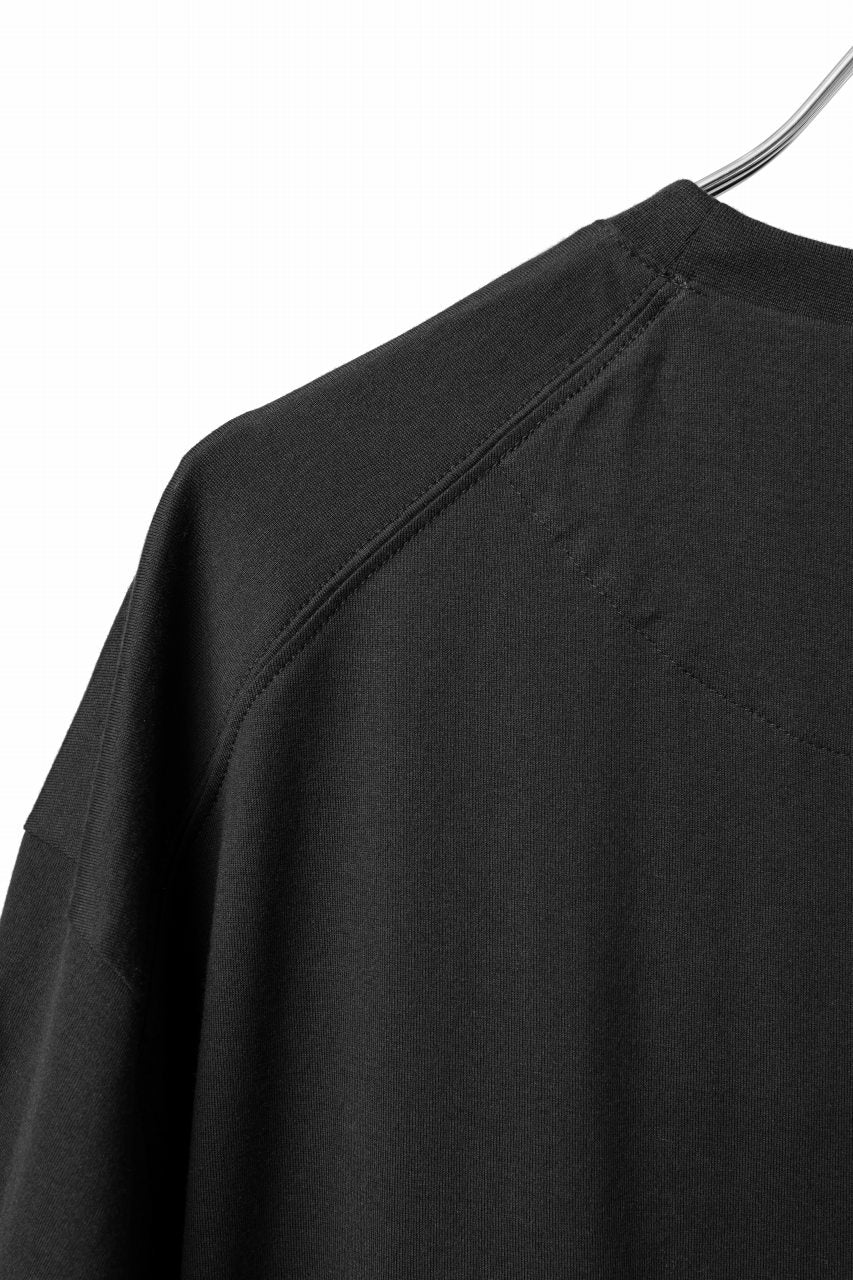 Y-3 Yohji Yamamoto RELAXED SHORT SLEEVE TEE / SC JERSEY (BLACK) - Image 11