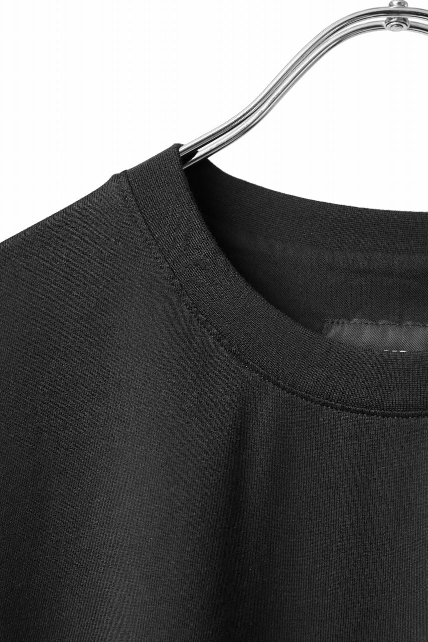 Y-3 Yohji Yamamoto RELAXED SHORT SLEEVE TEE / SC JERSEY (BLACK) - Image 6