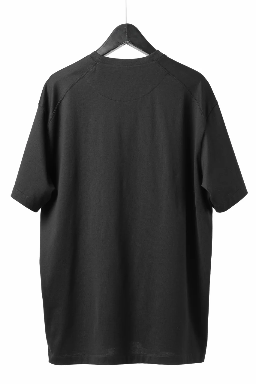 Y-3 Yohji Yamamoto RELAXED SHORT SLEEVE TEE / SJC (BLACK) - Image 3