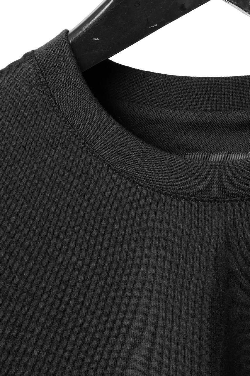 Y-3 Yohji Yamamoto RELAXED SHORT SLEEVE TEE / SJC (BLACK) - Image 6