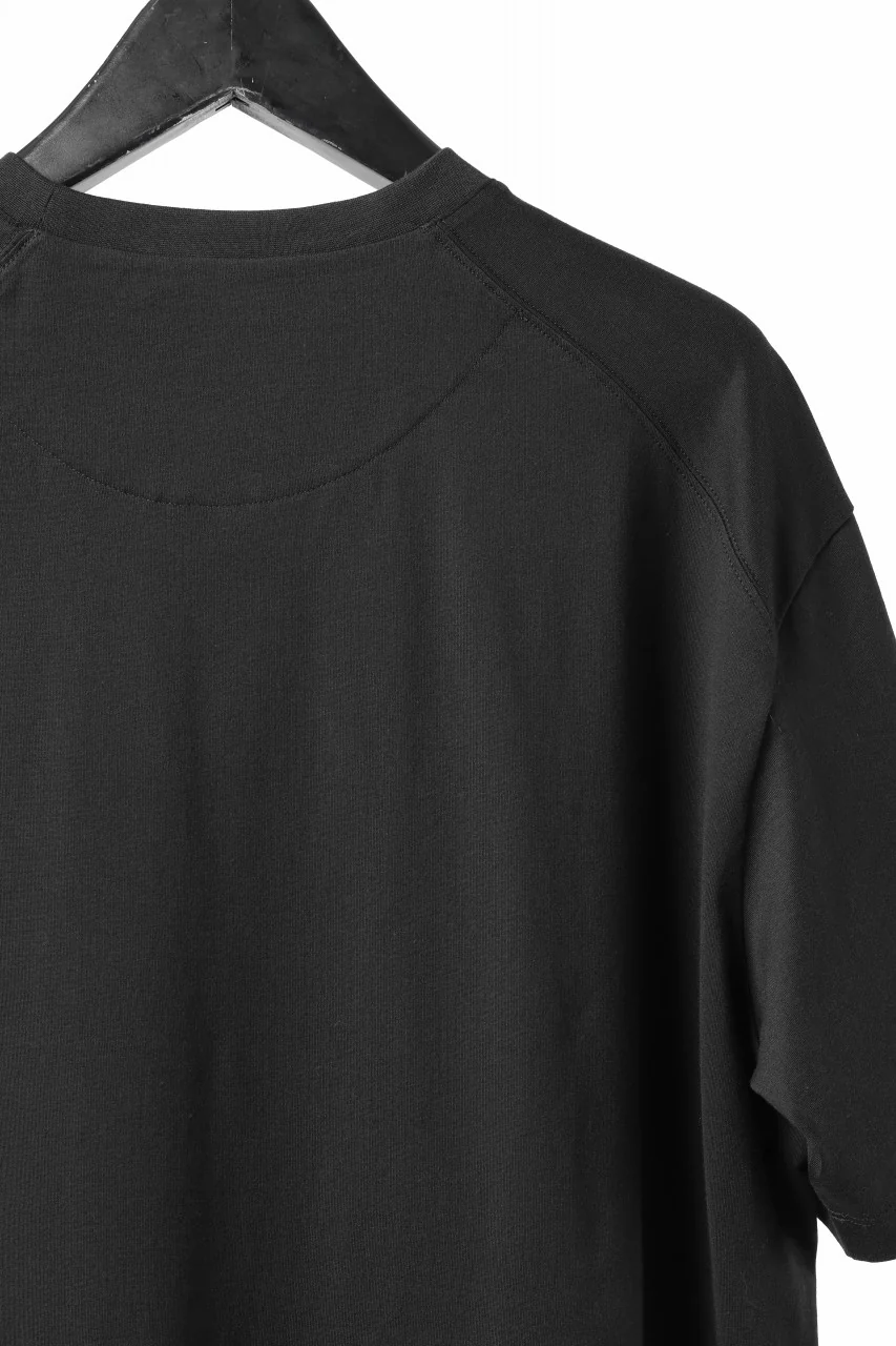 Y-3 Yohji Yamamoto RELAXED SHORT SLEEVE TEE / SJC (BLACK) - Image 9
