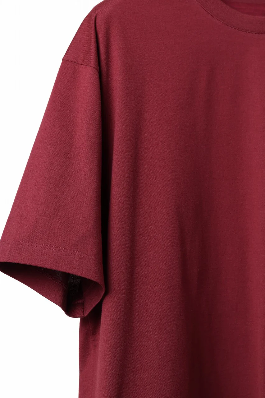 Y-3 Yohji Yamamoto RELAXED SHORT SLEEVE TEE / SJC (SHADOW RED) - Image 7