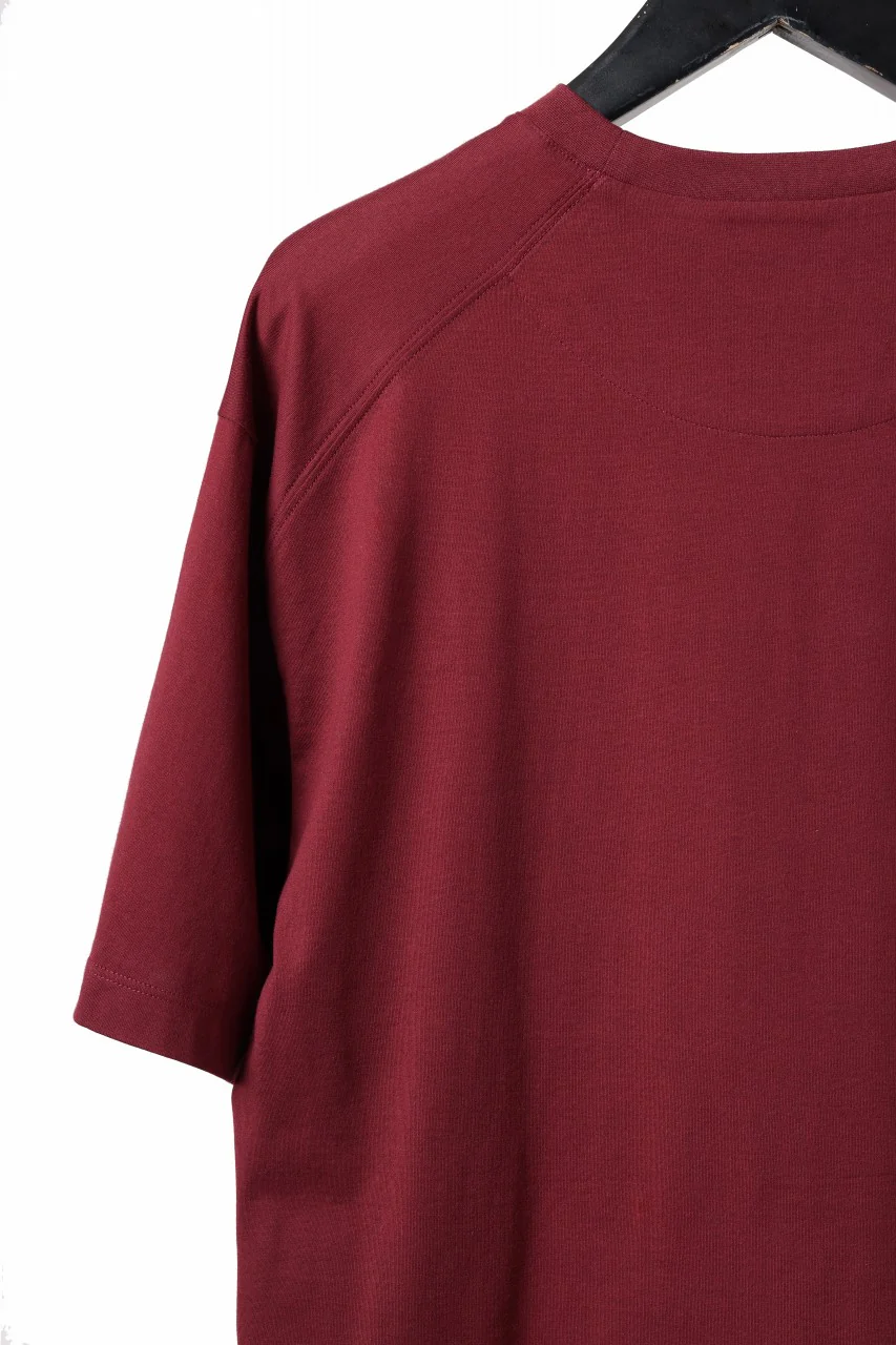 Y-3 Yohji Yamamoto RELAXED SHORT SLEEVE TEE / SJC (SHADOW RED) - Image 9
