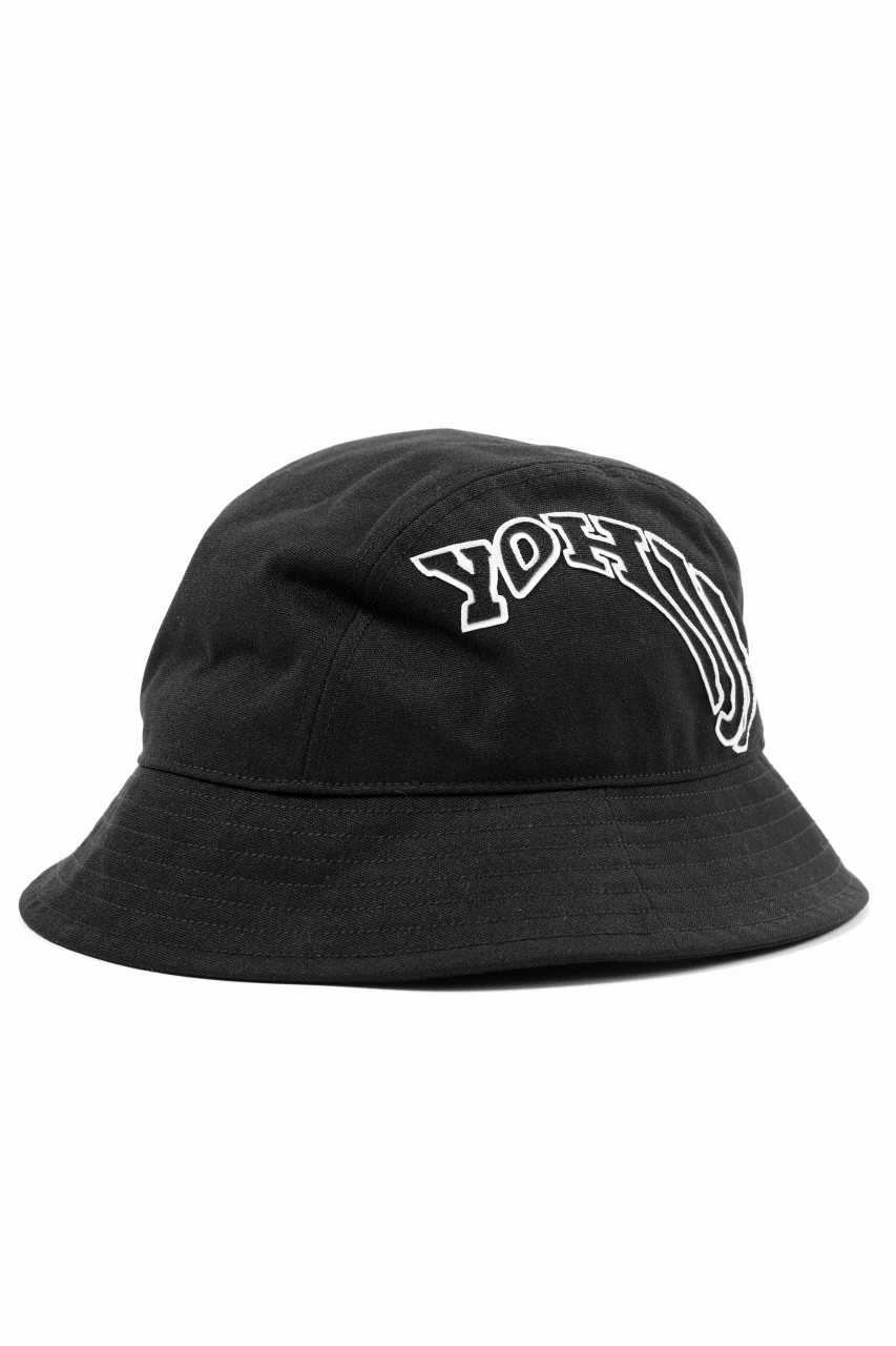 Y-3 Yohji Yamamoto ROUND BUCKET HAT (BLACK)