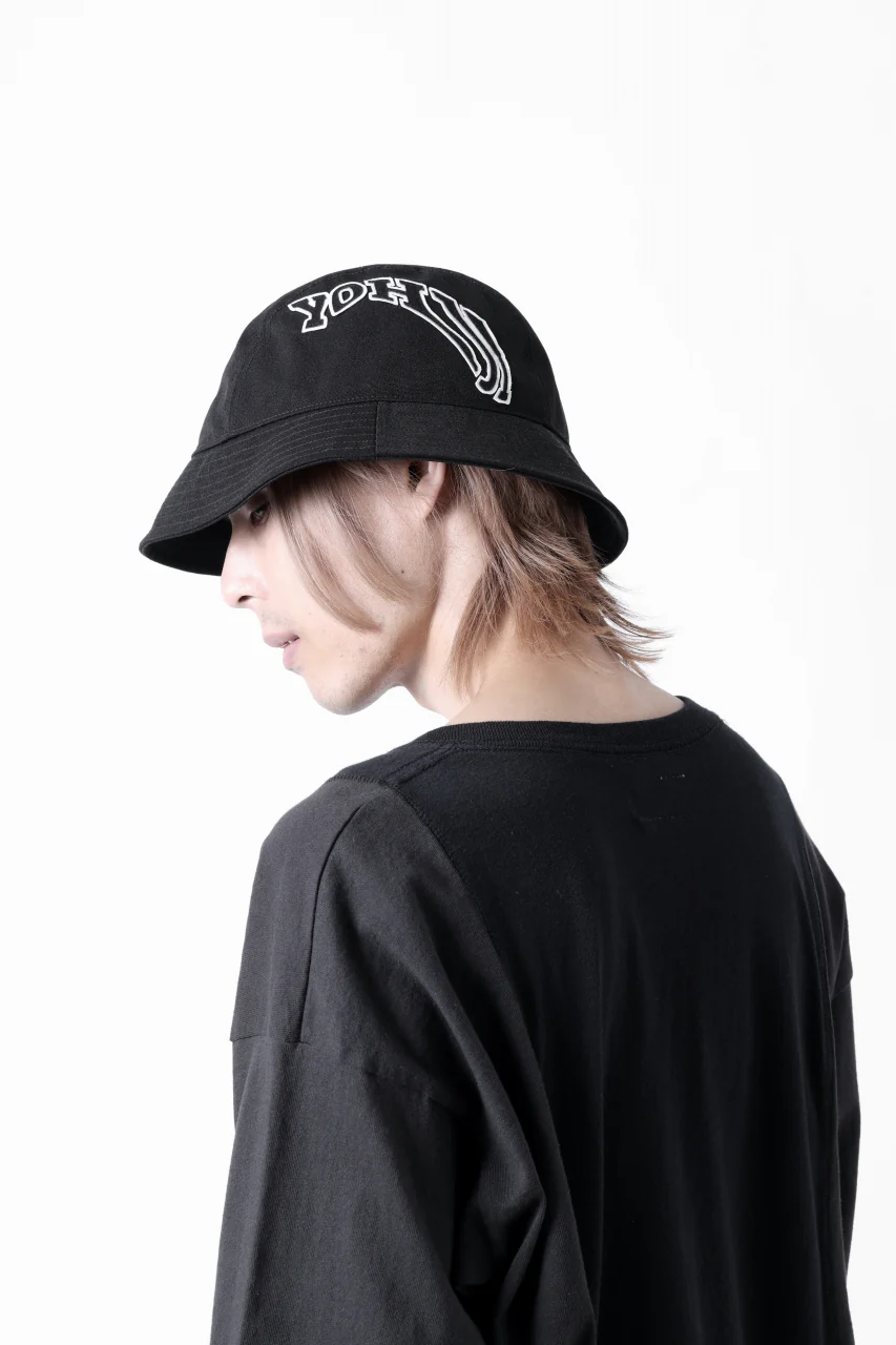 Y-3 Yohji Yamamoto ROUND BUCKET HAT (BLACK) - Image 21