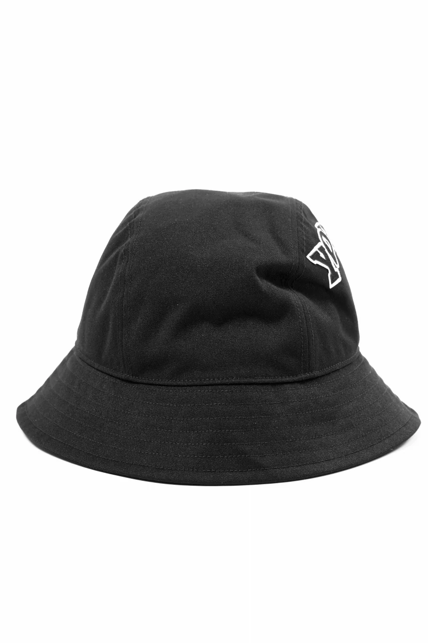 Y-3 Yohji Yamamoto ROUND BUCKET HAT (BLACK) - Image 6