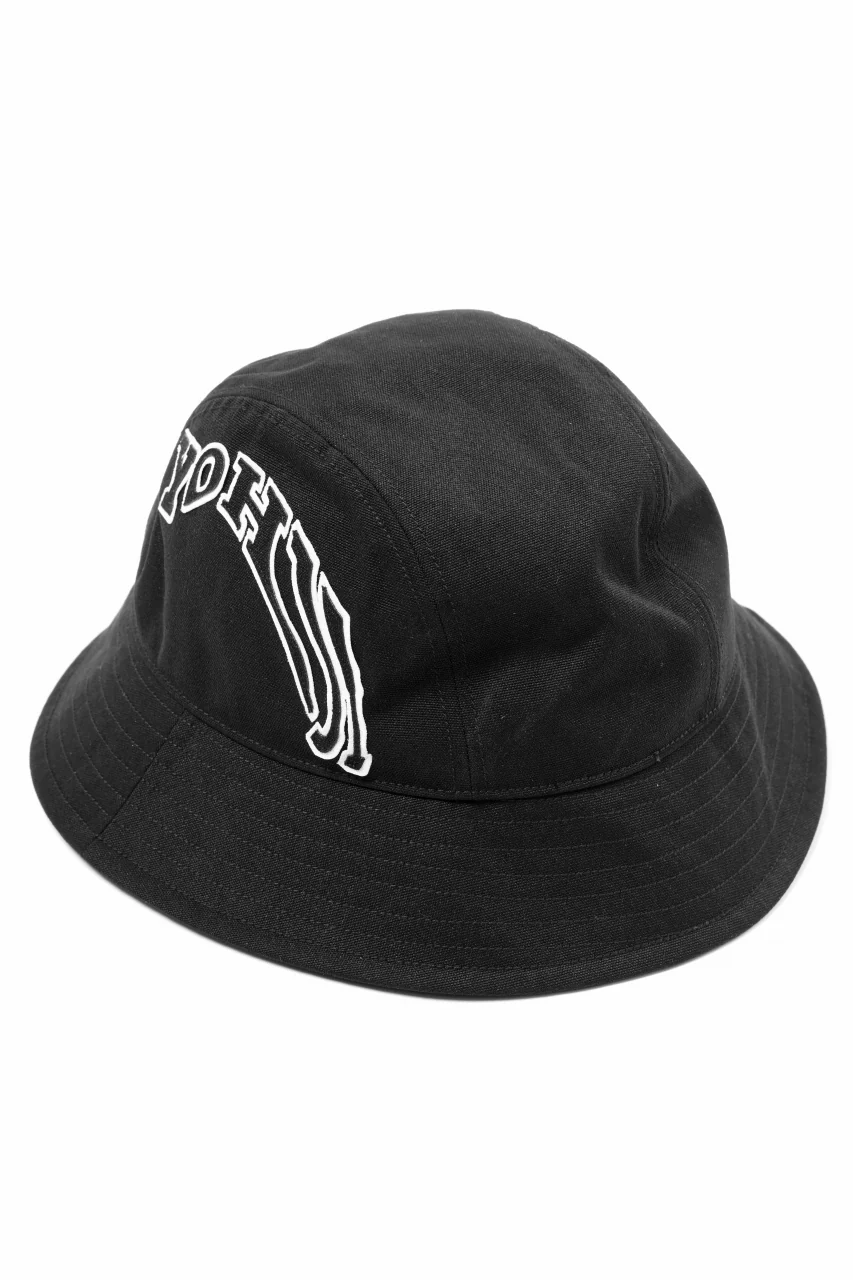 Y-3 Yohji Yamamoto ROUND BUCKET HAT (BLACK) - Image 8