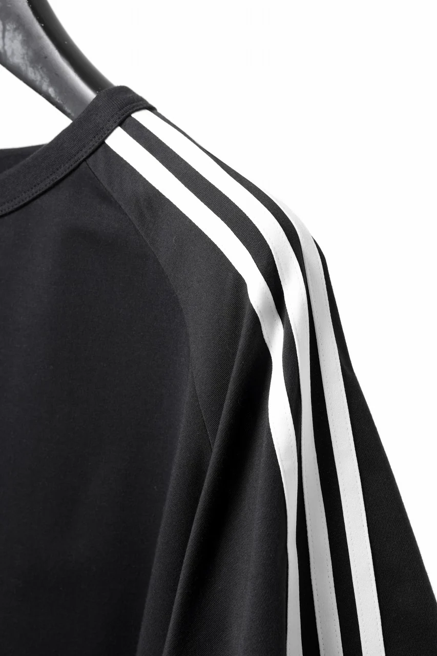 Y-3 Yohji Yamamoto SAIL CLOSURE SHORT SLEEVE TEE (BLACK) - Image 11
