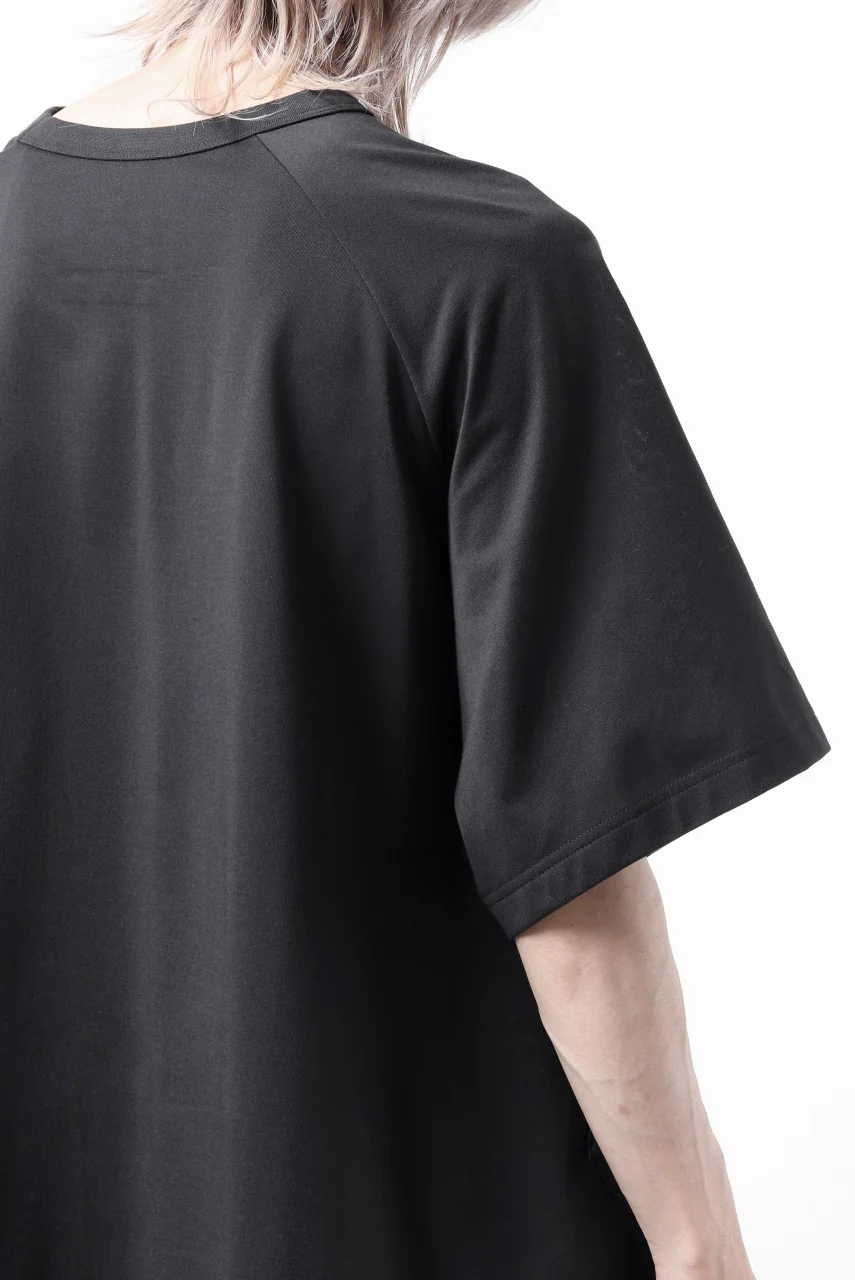Y-3 Yohji Yamamoto SAIL CLOSURE SHORT SLEEVE TEE (BLACK) - Image 31