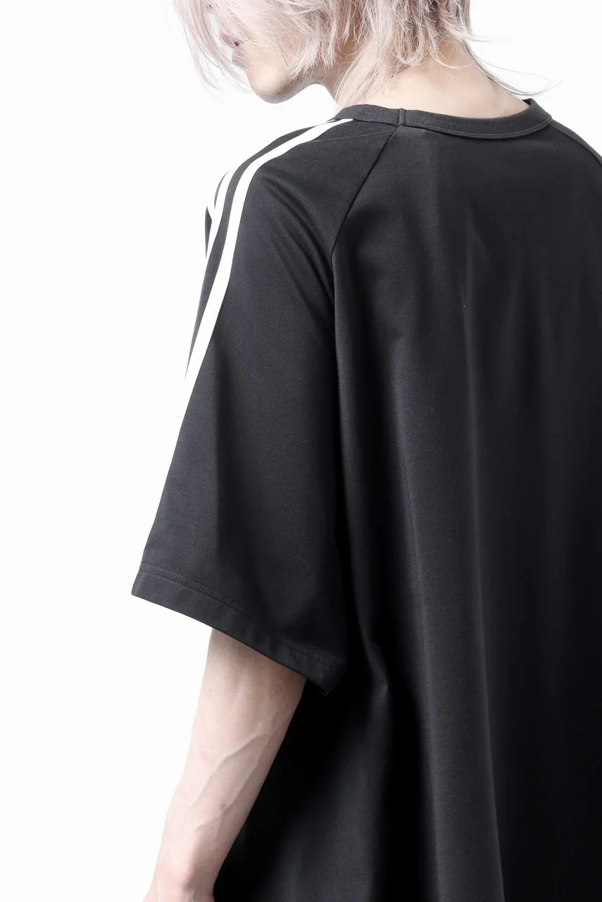 Y-3 Yohji Yamamoto SAIL CLOSURE SHORT SLEEVE TEE (BLACK) - Image 32