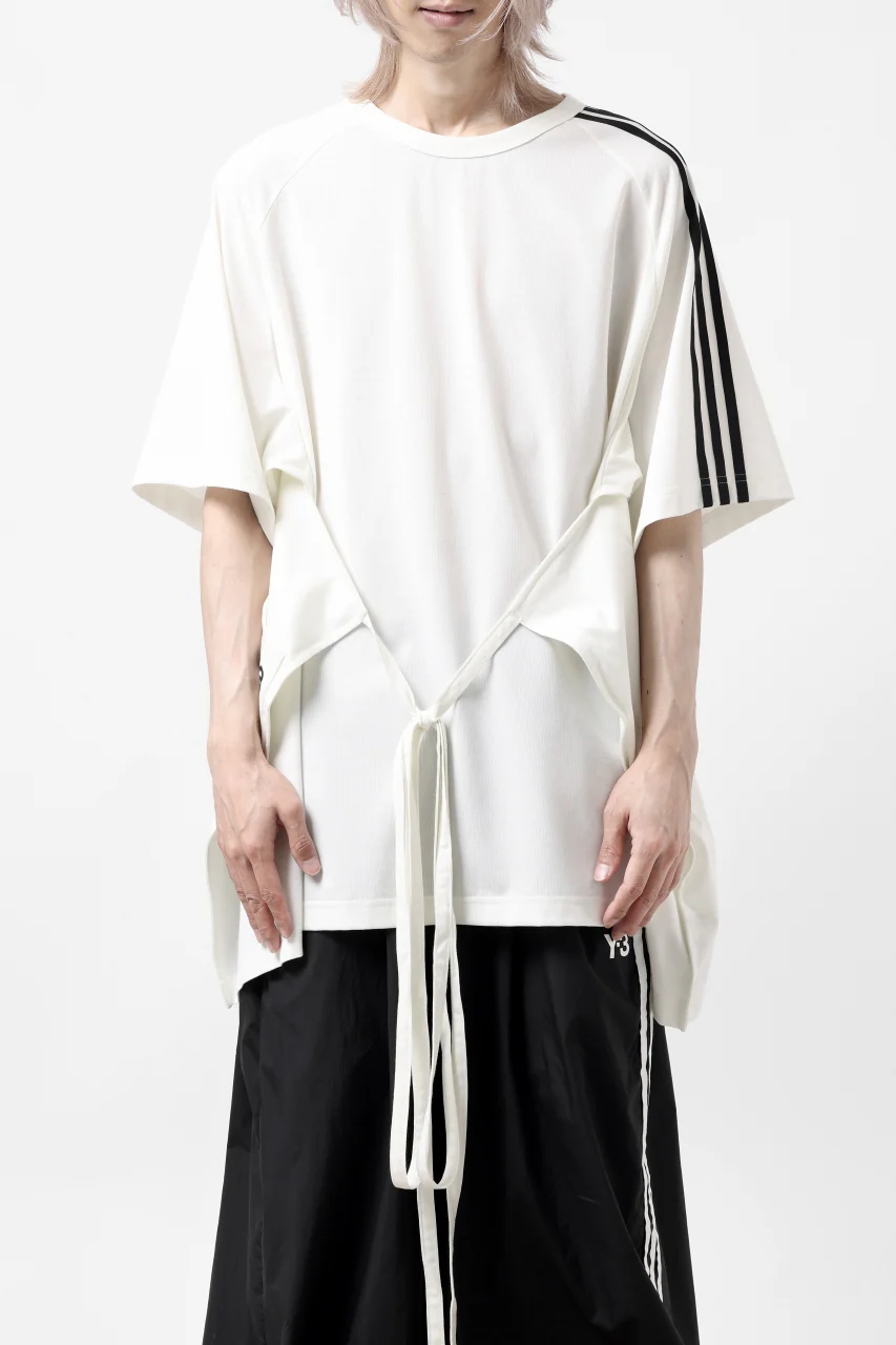 Y-3 Yohji Yamamoto SAIL CLOSURE SHORT SLEEVE TEE (OFF WHITE) - Image 15