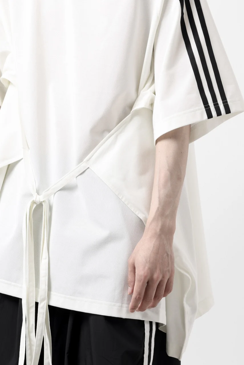 Y-3 Yohji Yamamoto SAIL CLOSURE SHORT SLEEVE TEE (OFF WHITE) - Image 28