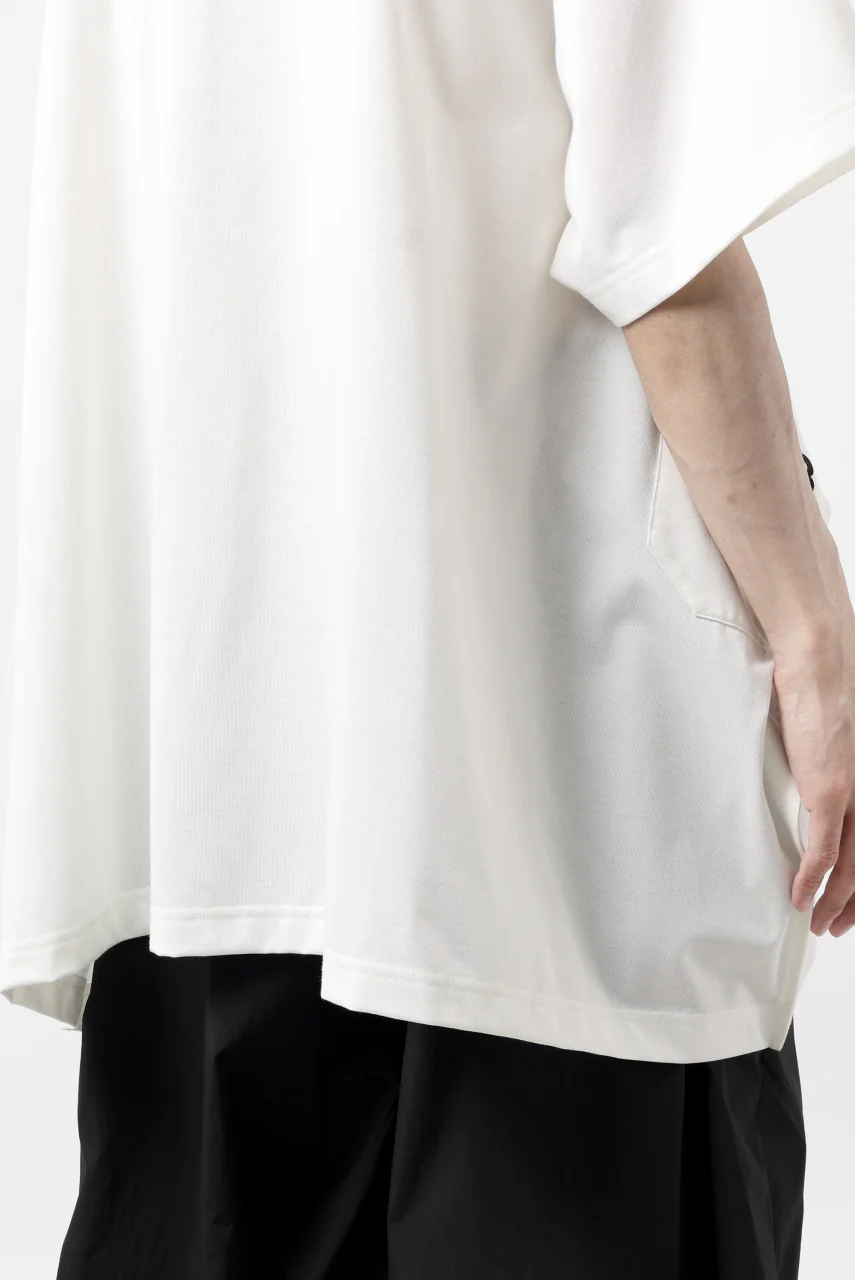 Y-3 Yohji Yamamoto SAIL CLOSURE SHORT SLEEVE TEE (OFF WHITE) - Image 35