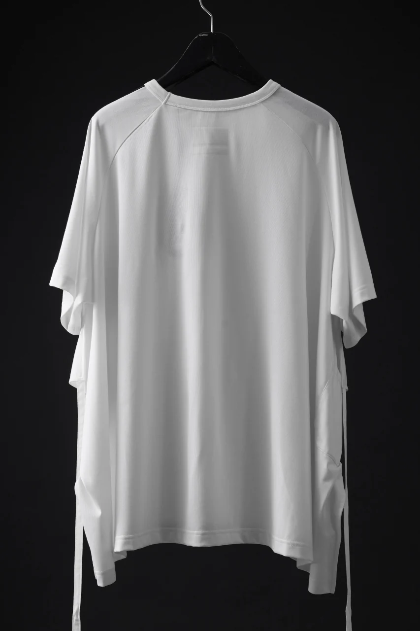 Y-3 Yohji Yamamoto SAIL CLOSURE SHORT SLEEVE TEE (OFF WHITE) - Image 4