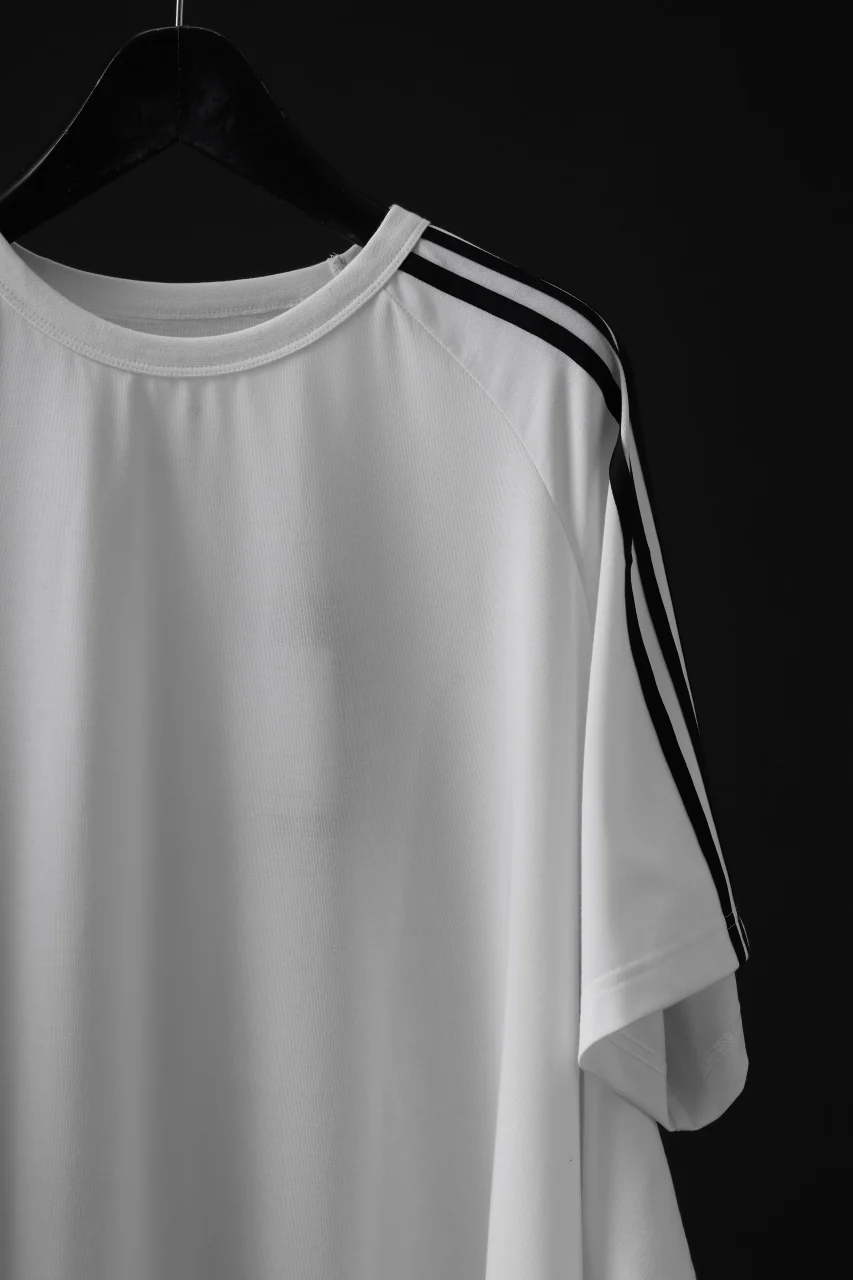 Y-3 Yohji Yamamoto SAIL CLOSURE SHORT SLEEVE TEE (OFF WHITE) - Image 7