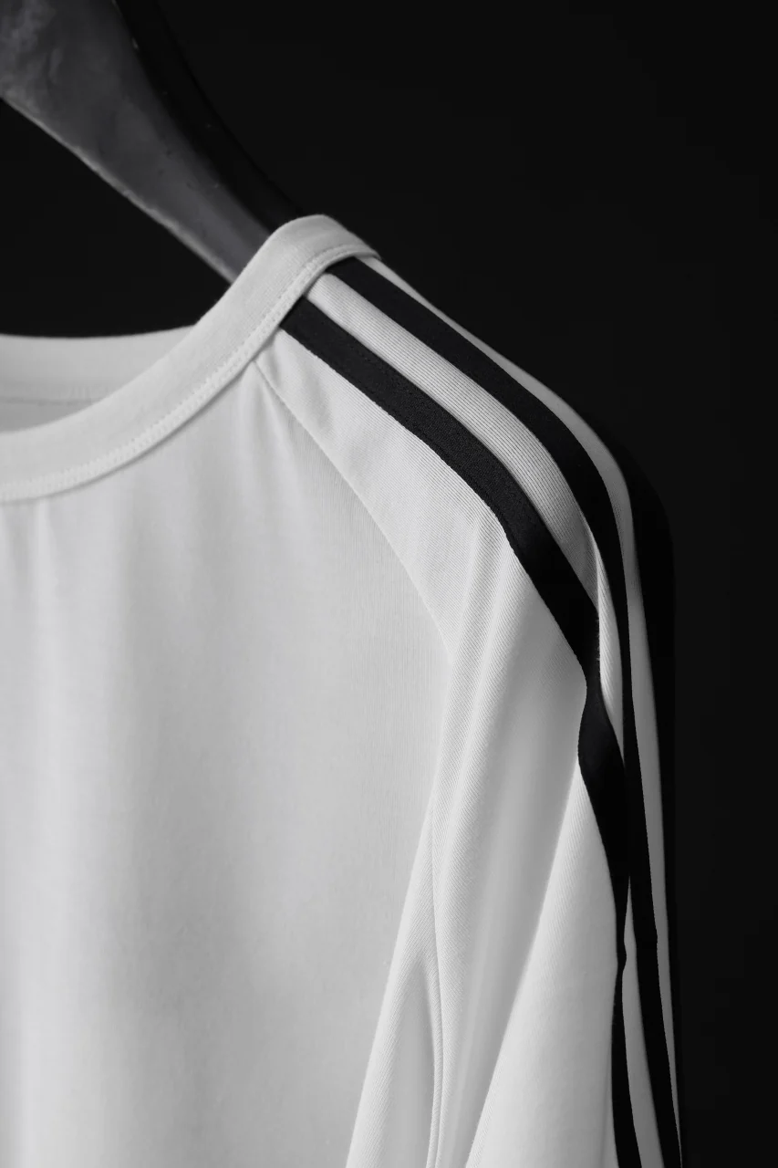 Y-3 Yohji Yamamoto SAIL CLOSURE SHORT SLEEVE TEE (OFF WHITE) - Image 9
