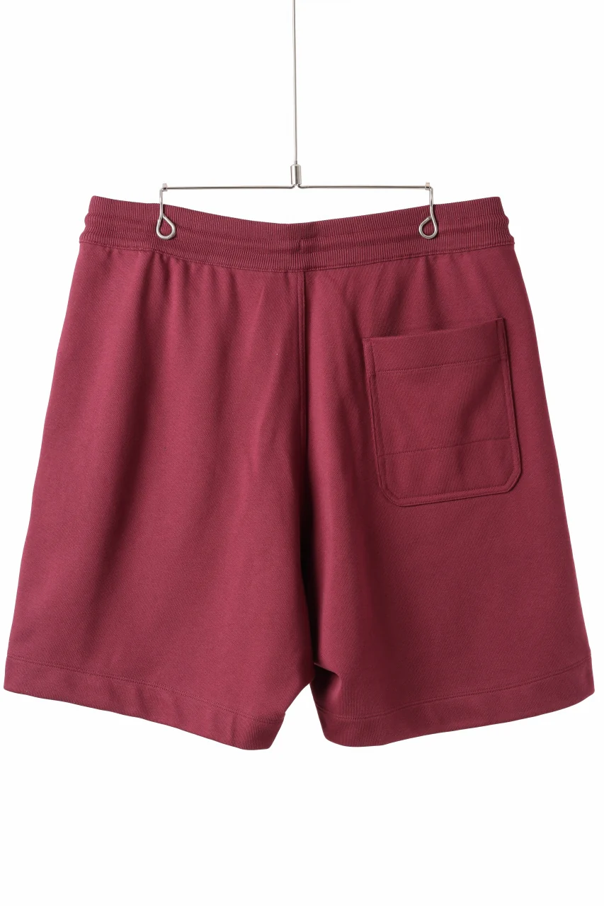 Y-3 Yohji Yamamoto SHORT PANTS / FRENCH TERRY (SHADOW RED) - Image 3