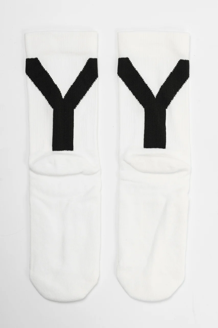 Y-3 Yohji Yamamoto SOCK HI (WHITE) - Image 3