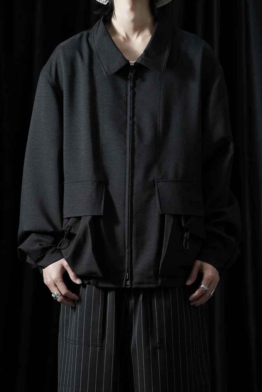Y-3 Yohji Yamamoto SPORT UNIFORM BLOUSON (BLACK) - Image 7