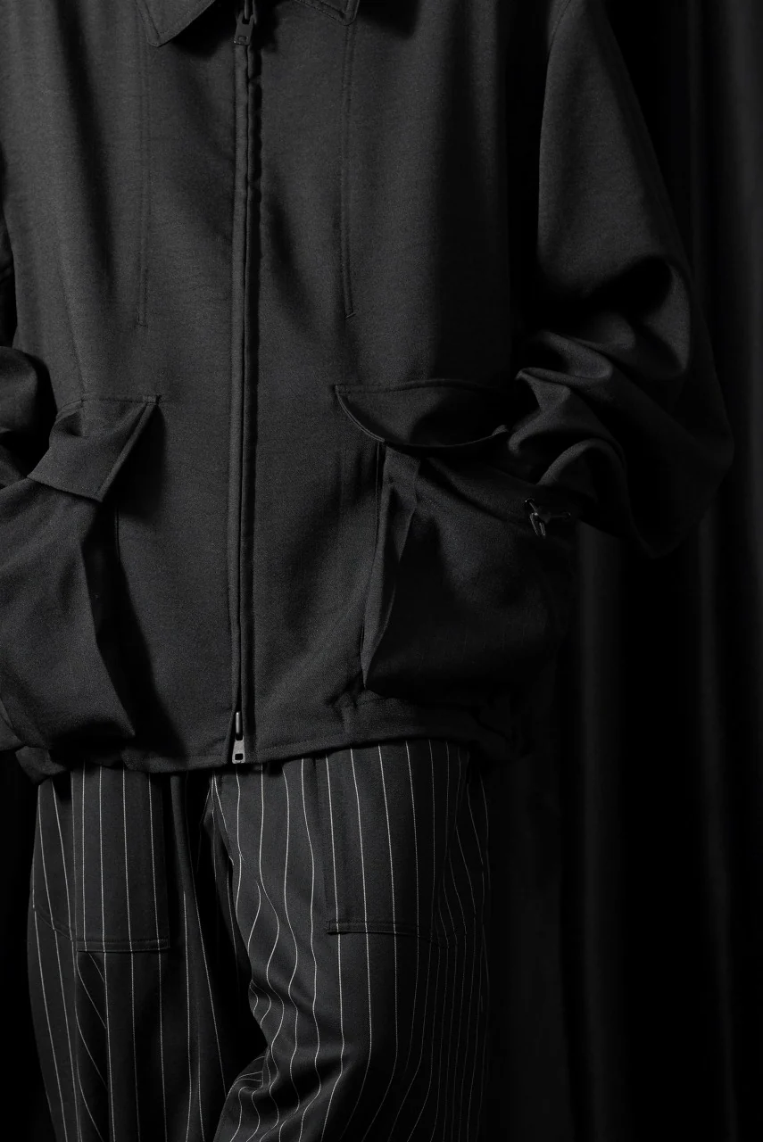 Y-3 Yohji Yamamoto SPORT UNIFORM BLOUSON (BLACK) - Image 8