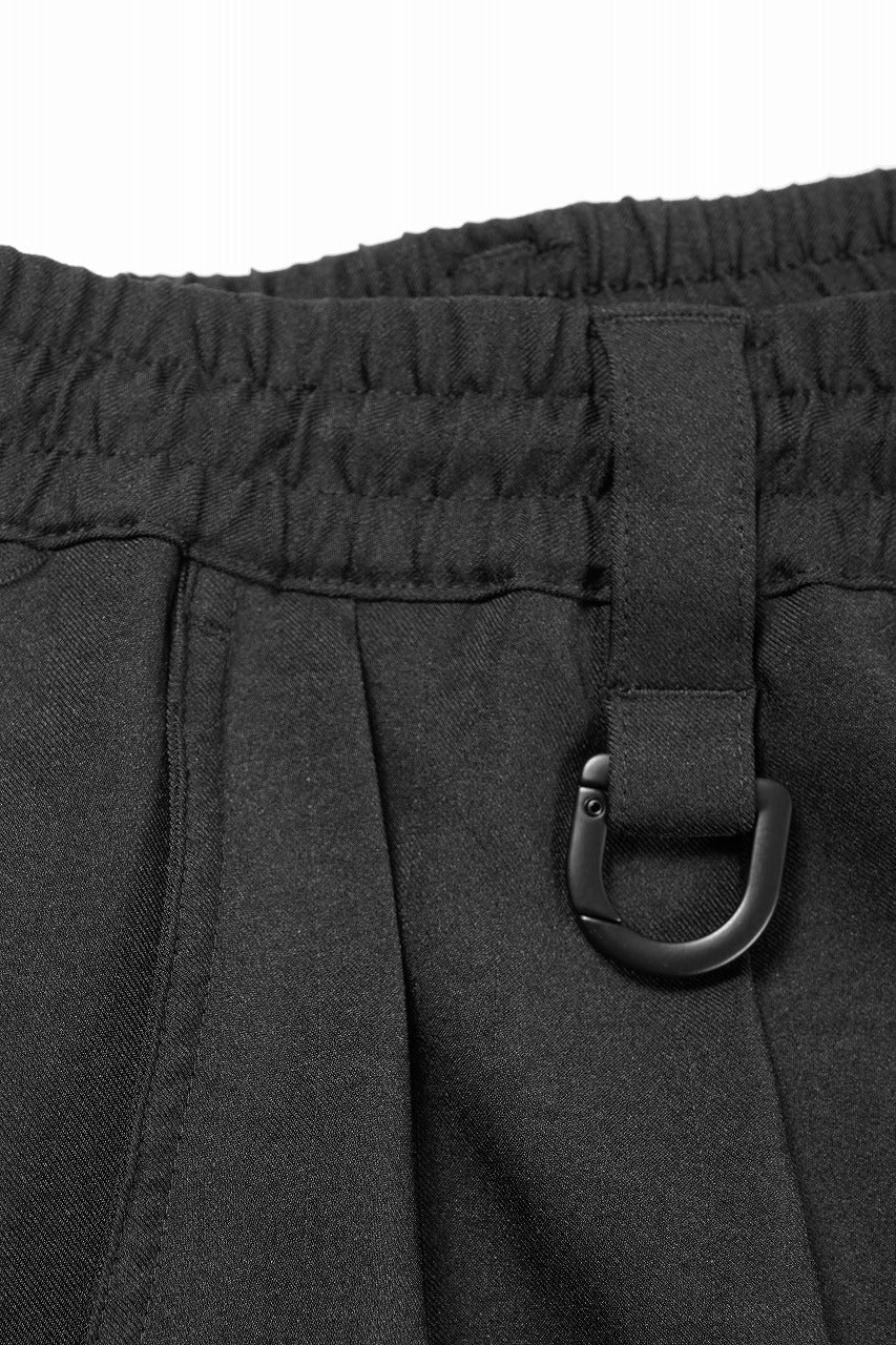 Y-3 Yohji Yamamoto SPORT UNIFORM CARGO SHORTS (BLACK) - Image 4