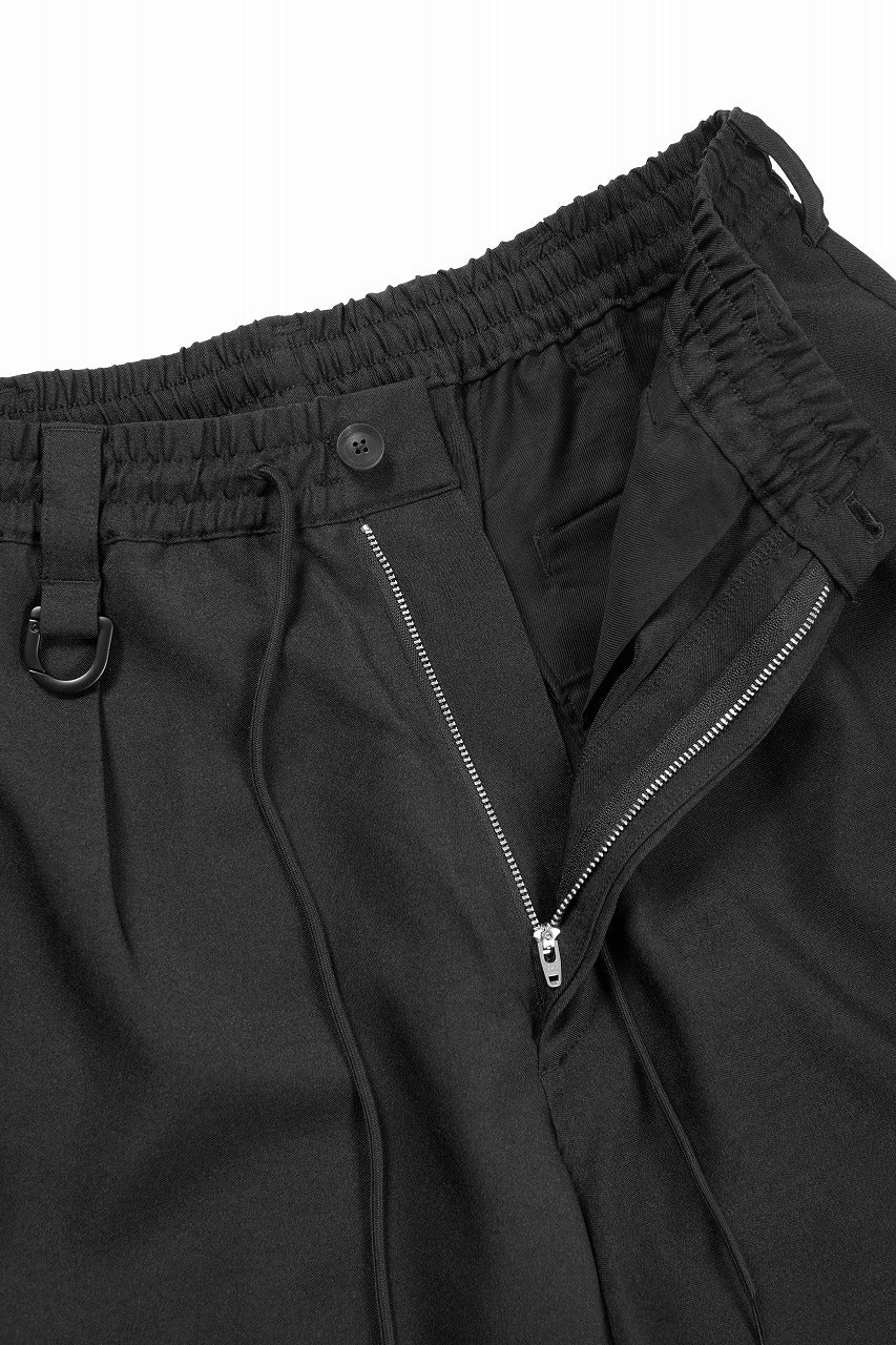 Y-3 Yohji Yamamoto SPORT UNIFORM CARGO SHORTS (BLACK) - Image 7