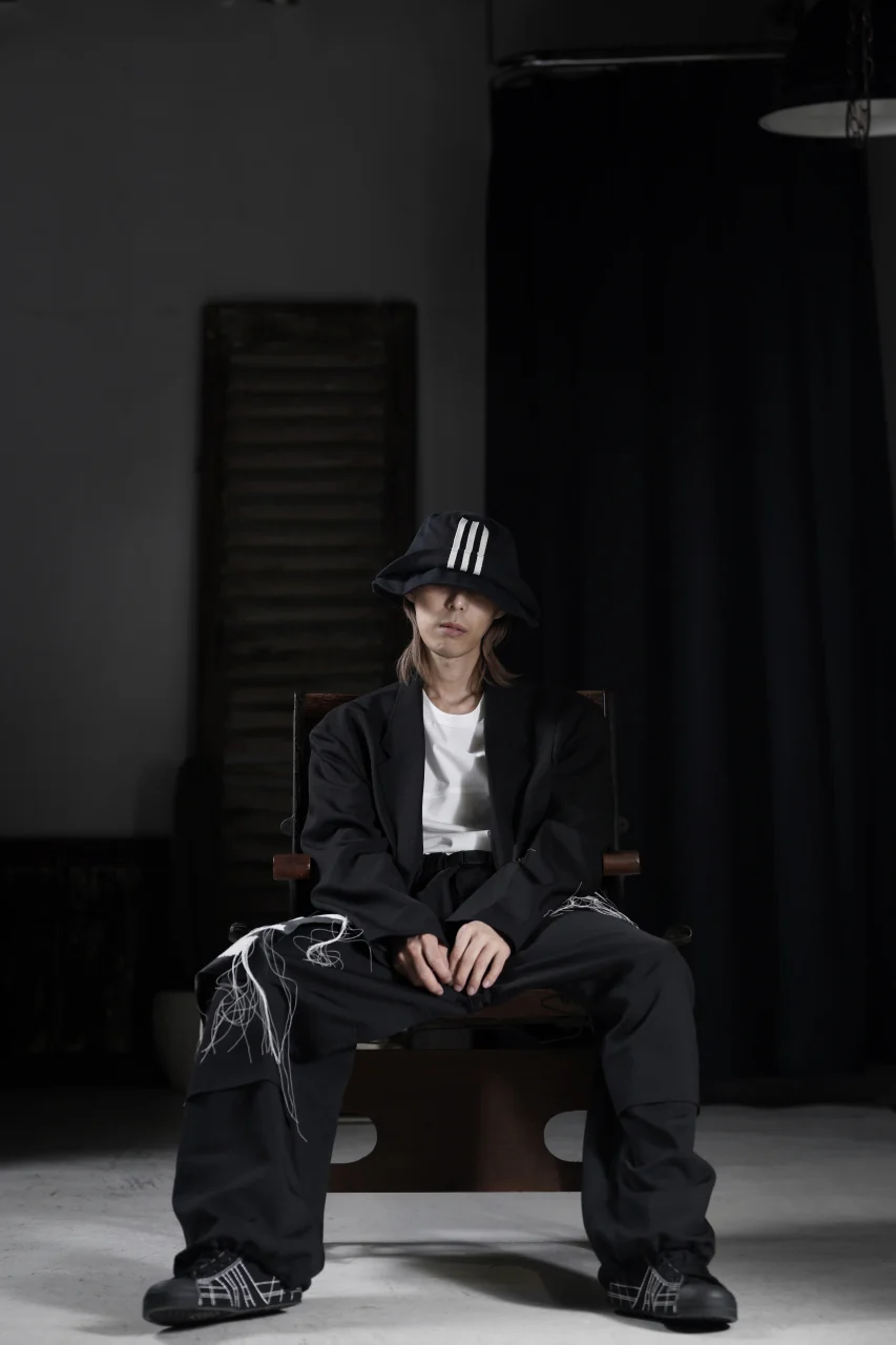 Y-3 Yohji Yamamoto SPORTS UNIFORM PATCH BLAZER (BLACK) - Image 35