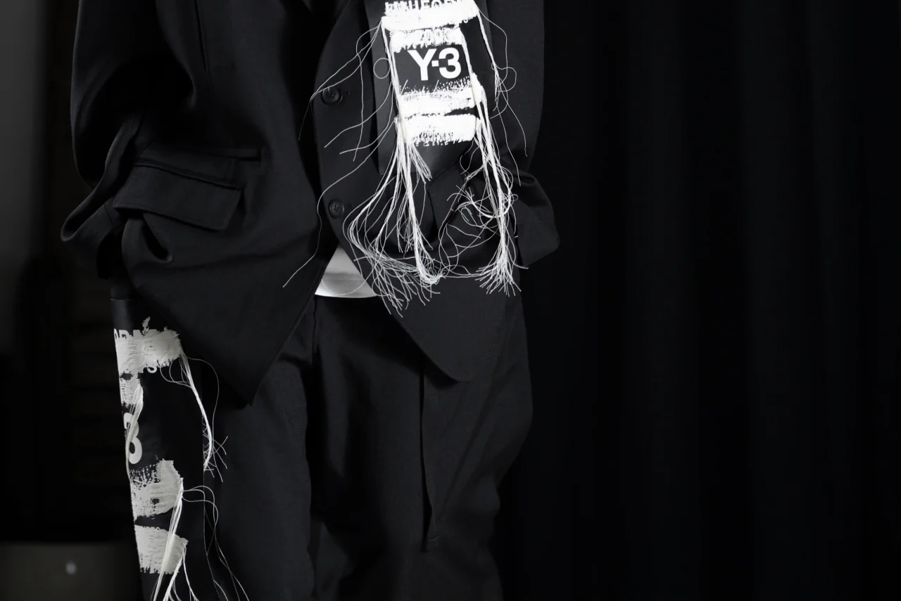 Y-3 Yohji Yamamoto SPORTS UNIFORM PATCH BLAZER (BLACK) - Image 43