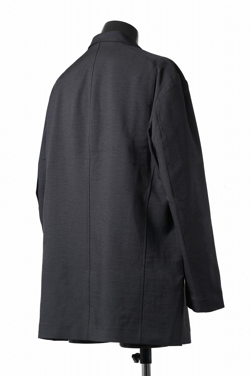 Y-3 Yohji Yamamoto SPORTS UNIFORM PATCH BLAZER (BLACK) - Image 9