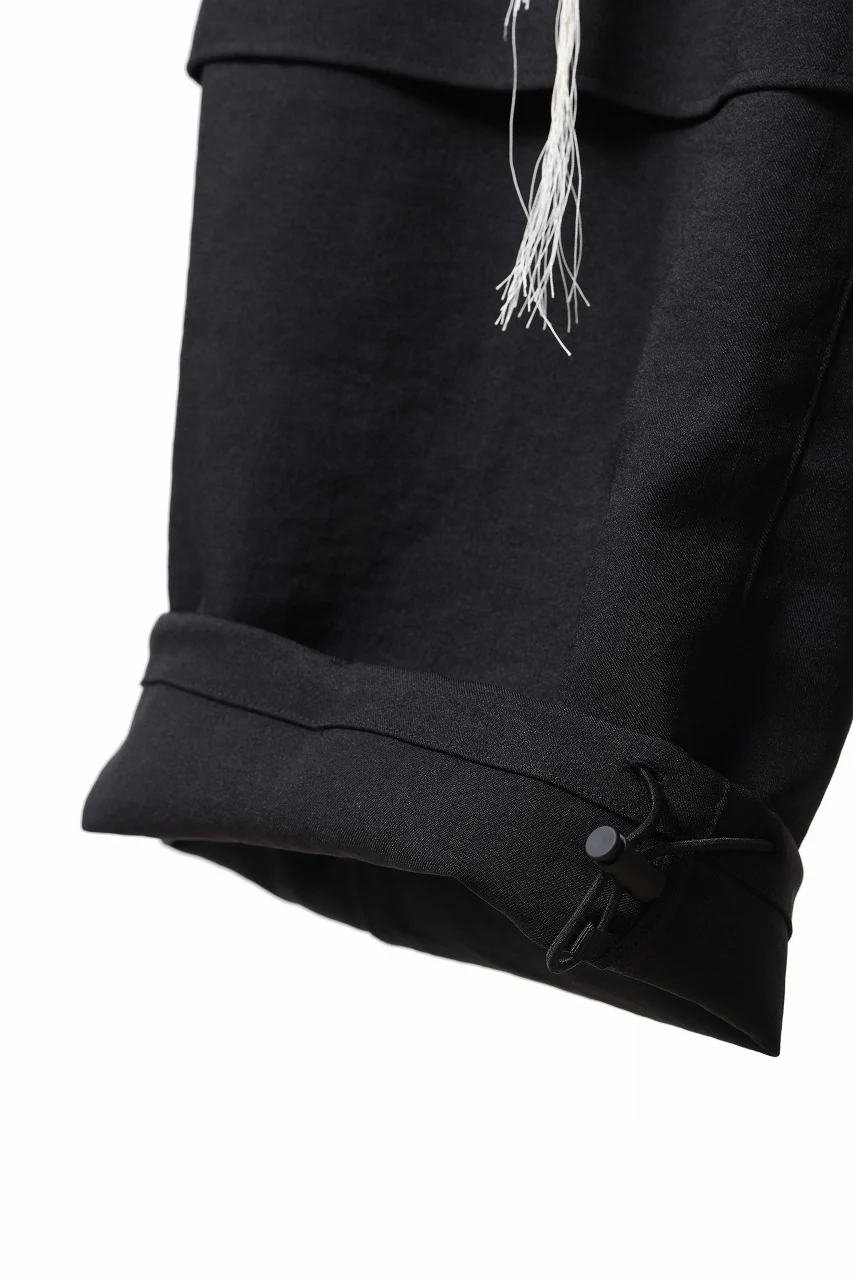 Y-3 Yohji Yamamoto SPORTS UNIFORM PATCH PANTS (BLACK) - Image 19