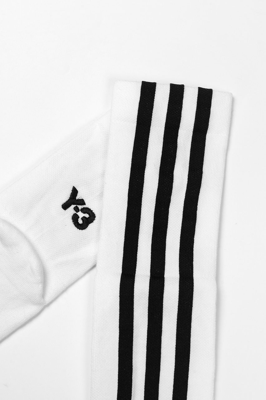 Y-3 Yohji Yamamoto STRIPES SOCKS (WHITE) - Image 3
