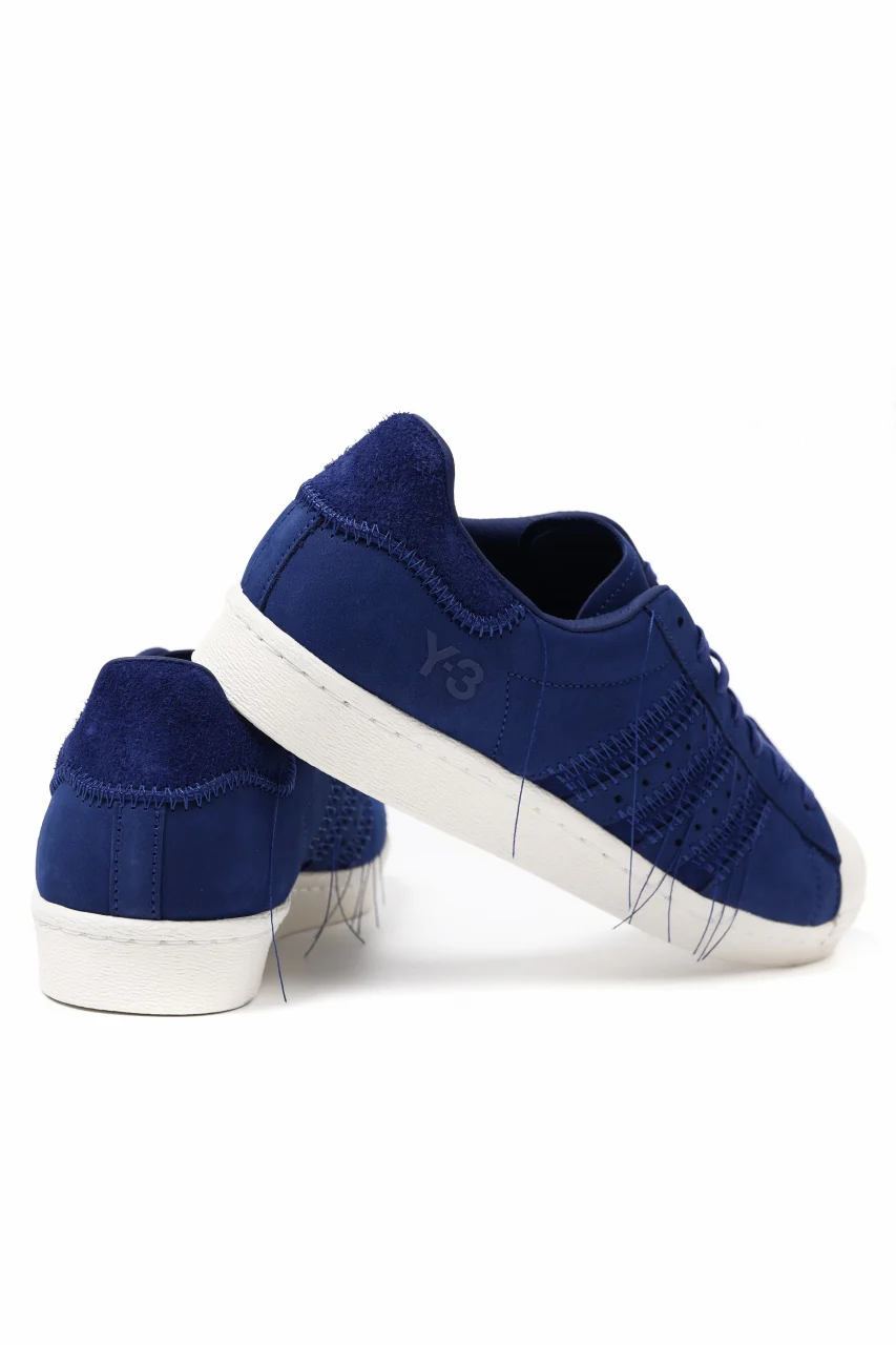 Y-3 Yohji Yamamoto SUPER STAR LOW SNEAKERS (UNI INK) - Image 11