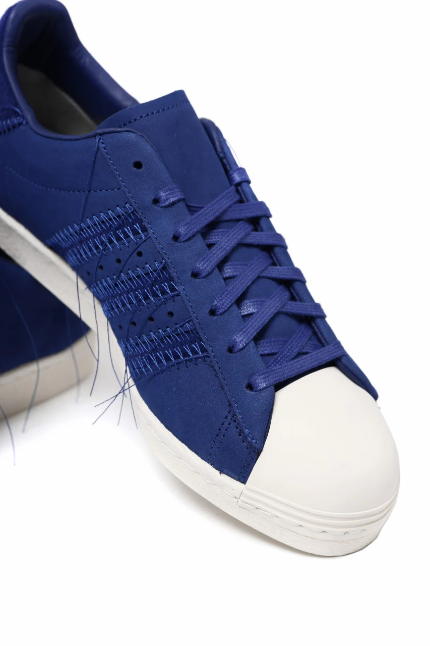 Y-3 Yohji Yamamoto SUPER STAR LOW SNEAKERS (UNI INK) - Image 14