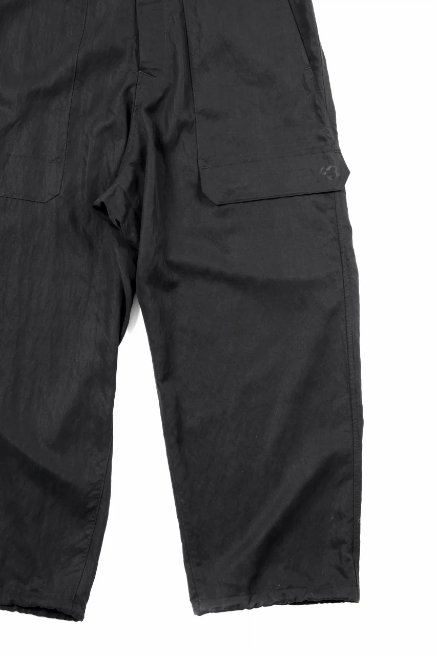 Y-3 Yohji Yamamoto SUSPENDER PANTS (BLACK) - Image 12