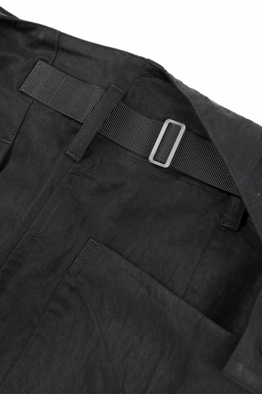 Y-3 Yohji Yamamoto SUSPENDER PANTS (BLACK) - Image 16