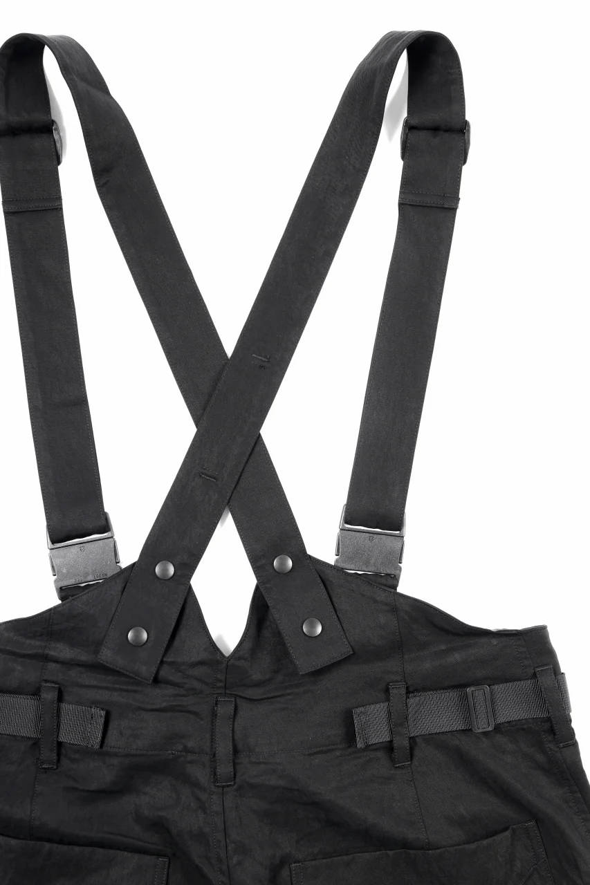 Y-3 Yohji Yamamoto SUSPENDER PANTS (BLACK) - Image 20