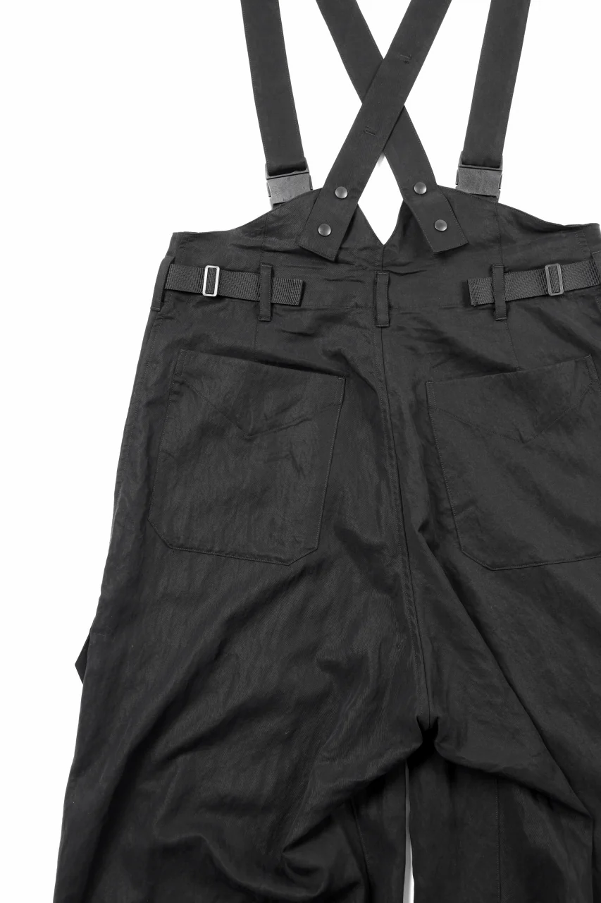Y-3 Yohji Yamamoto SUSPENDER PANTS (BLACK) - Image 21