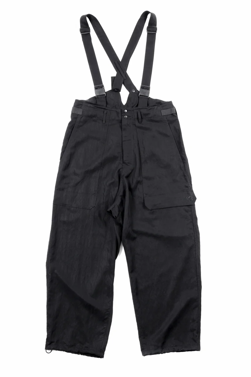 Y-3 Yohji Yamamoto SUSPENDER PANTS (BLACK) - Image 3