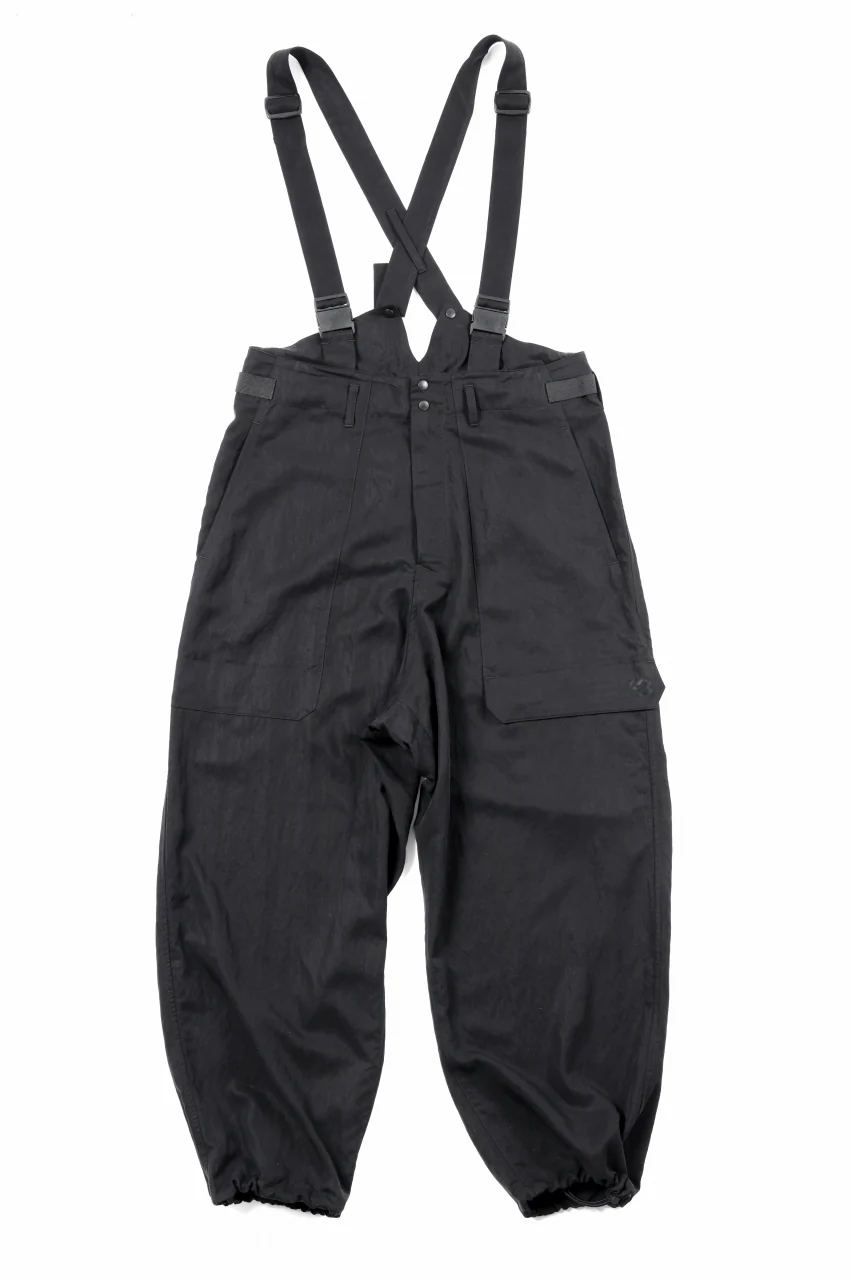 Y-3 Yohji Yamamoto SUSPENDER PANTS (BLACK) - Image 4