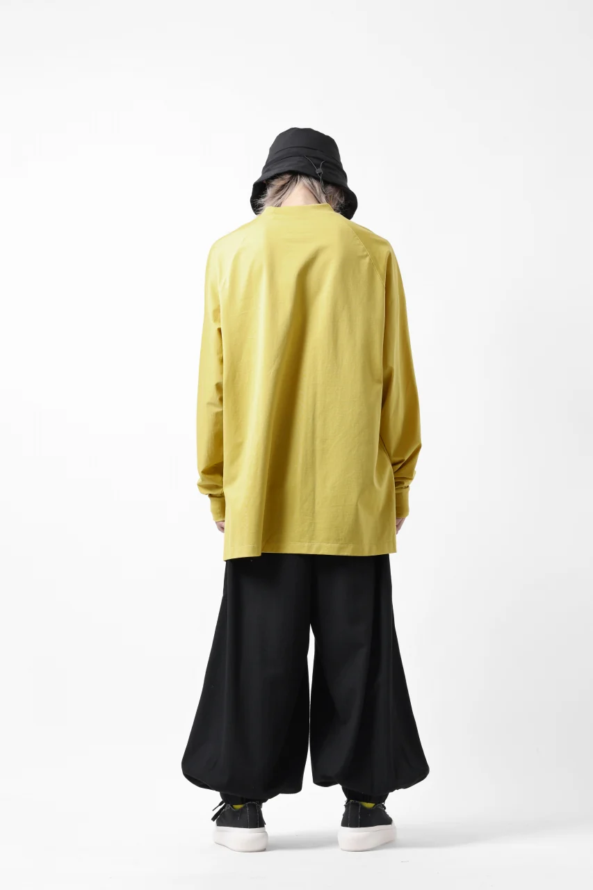 Y-3 Yohji Yamamoto THREE STRIPES LONG SLEEVE TOP (YELLOW) - Image 12