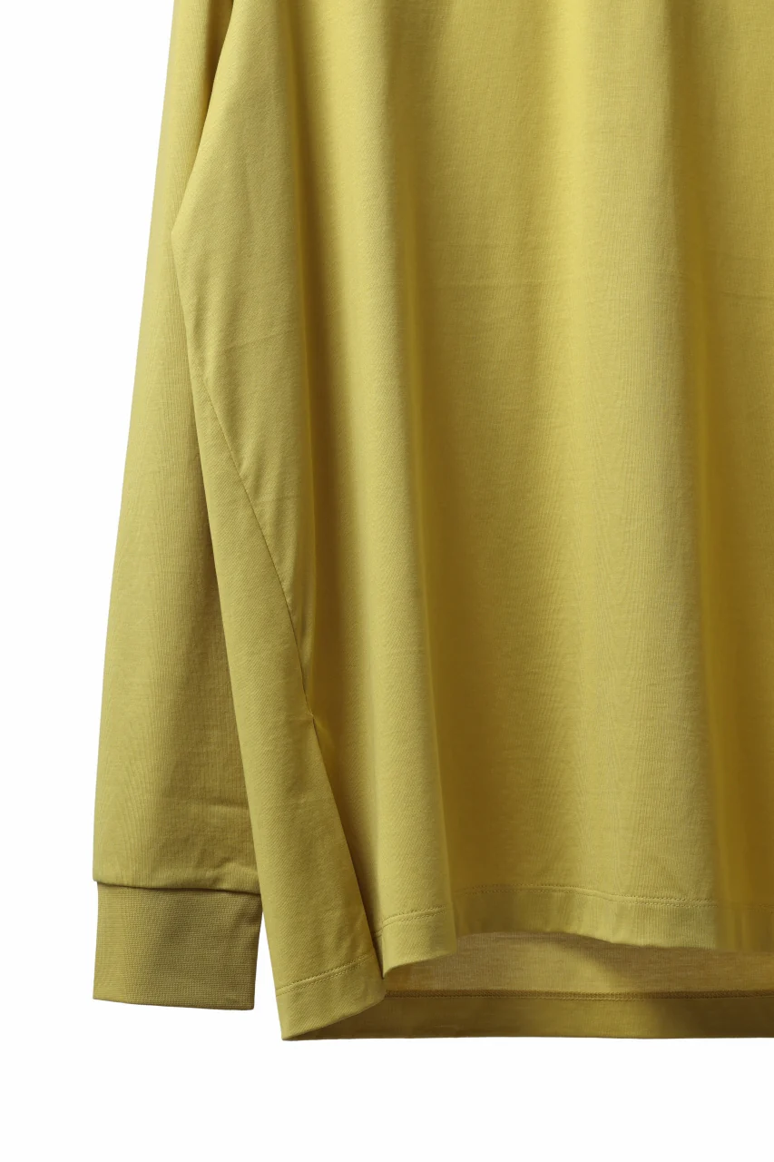 Y-3 Yohji Yamamoto THREE STRIPES LONG SLEEVE TOP (YELLOW) - Image 6