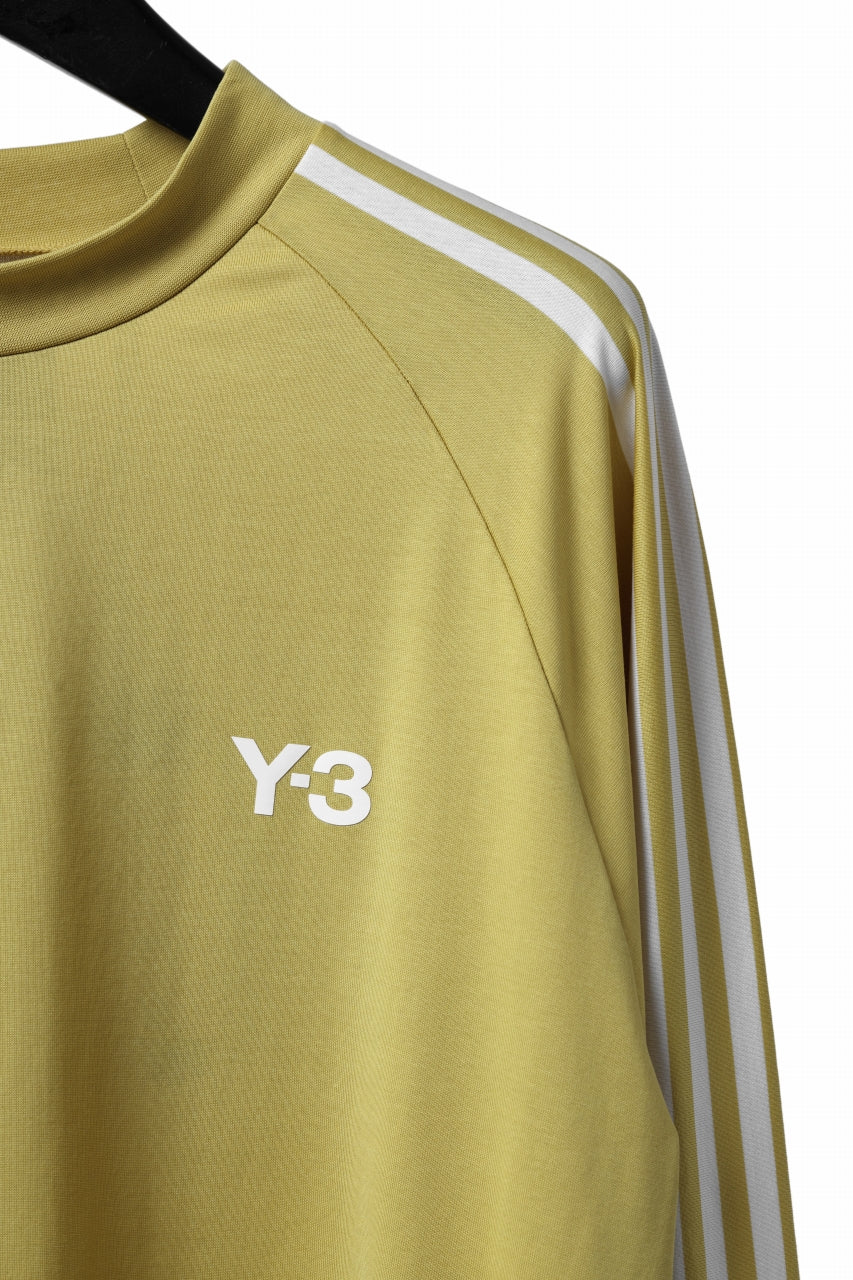 Y-3 Yohji Yamamoto THREE STRIPES LONG SLEEVE TOP (YELLOW) - Image 8