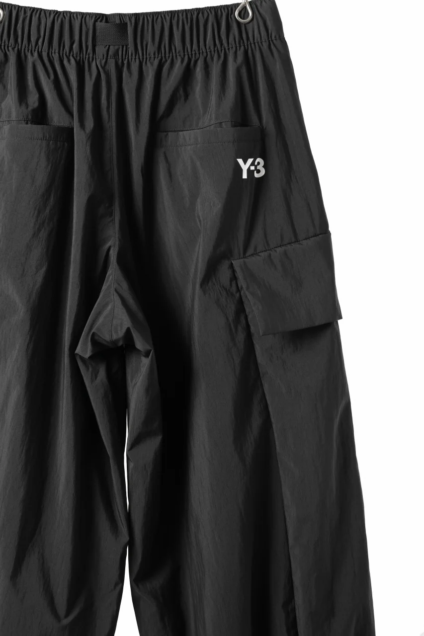 Y-3 Yohji Yamamoto THREE STRIPES NYLON PANTS (BLACK) - Image 11