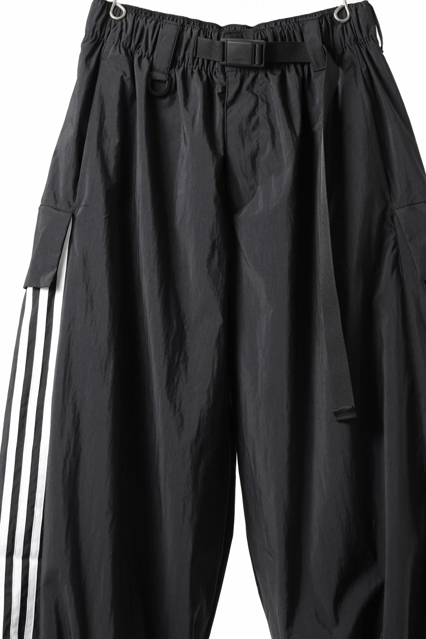 Y-3 Yohji Yamamoto THREE STRIPES NYLON PANTS (BLACK) - Image 4